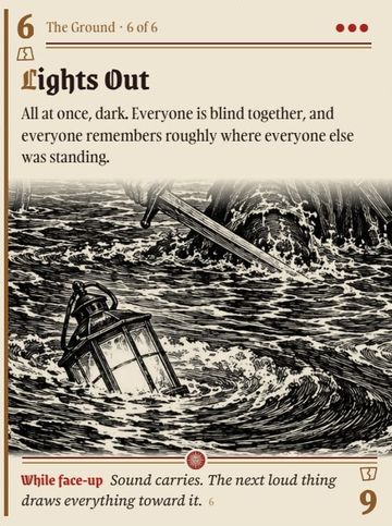 Encounter Complications, a card from the deck