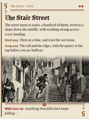 Pursuit Complications, a card from the deck