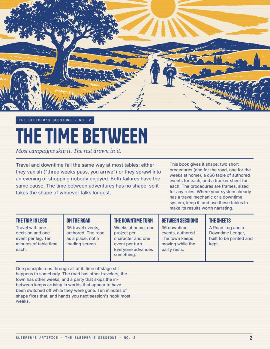 Downtime & Travel, page 2