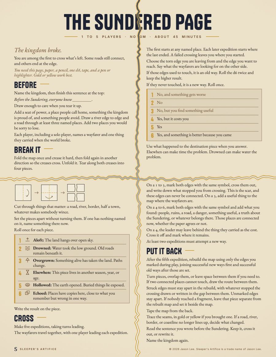 The Sundered Page, page 2